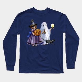 Halloween ghost & princess Long Sleeve T-Shirt